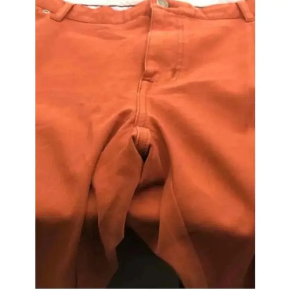 Peter Millar Men's Rust High-Rise Skinny Pants Size M Casual 32x32 - Picture 3 of 6